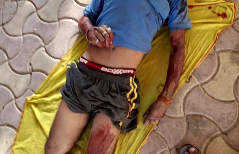 तीन लोगों की मौत सड़क हादसे में, ग्राम पंचायत बेलदगी में मचा कोहराम