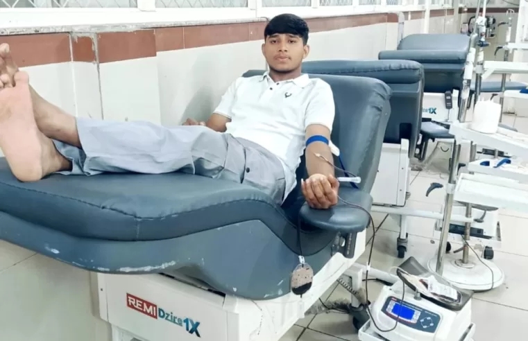 मैं 100 साल ना जियूँ – लेकिन अपने जीवन काल में 100 बार रक्तदान जरुर करूंगा:-लाला आजाद