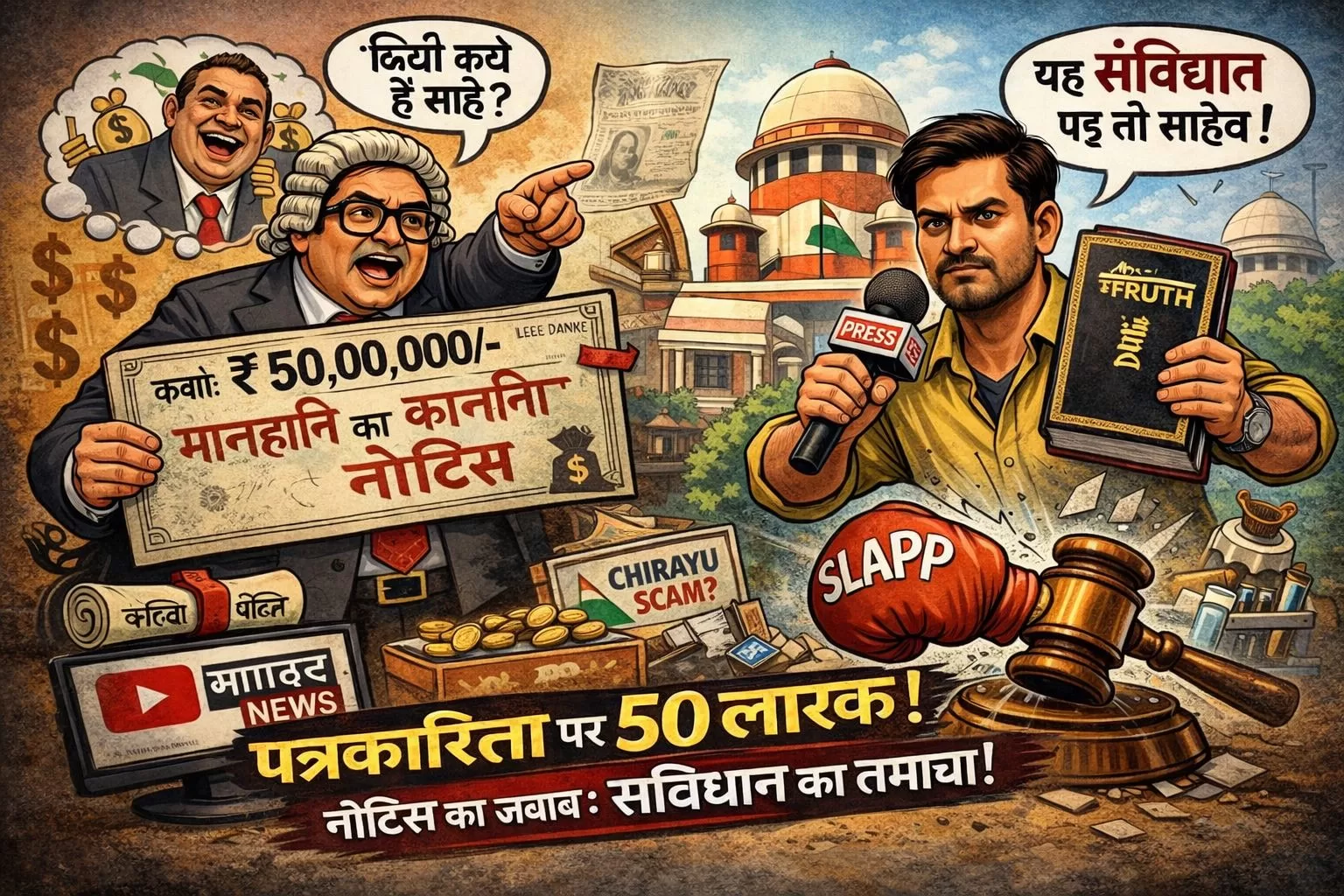 जशपुरिया ‘रात्रे’ का ‘अंधेरे’ में तीर: ₹50 लाख का नोटिस या पत्रकार का ‘मुँह फुलाने’ की फीस?…